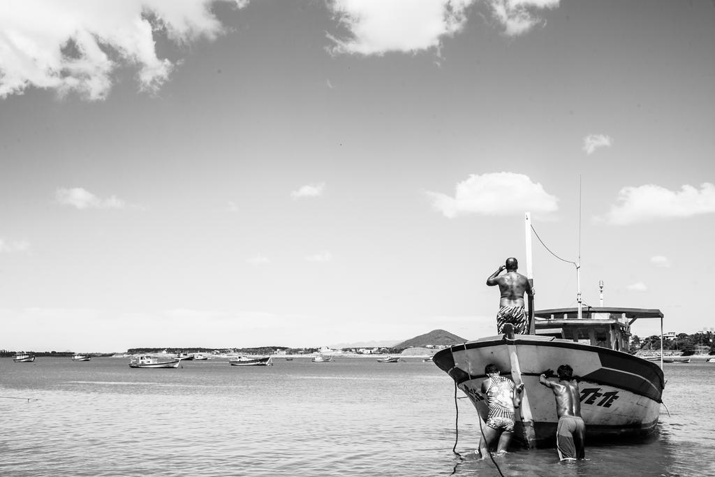 Orquidea Cafe Hotel Guarapari Bagian luar foto